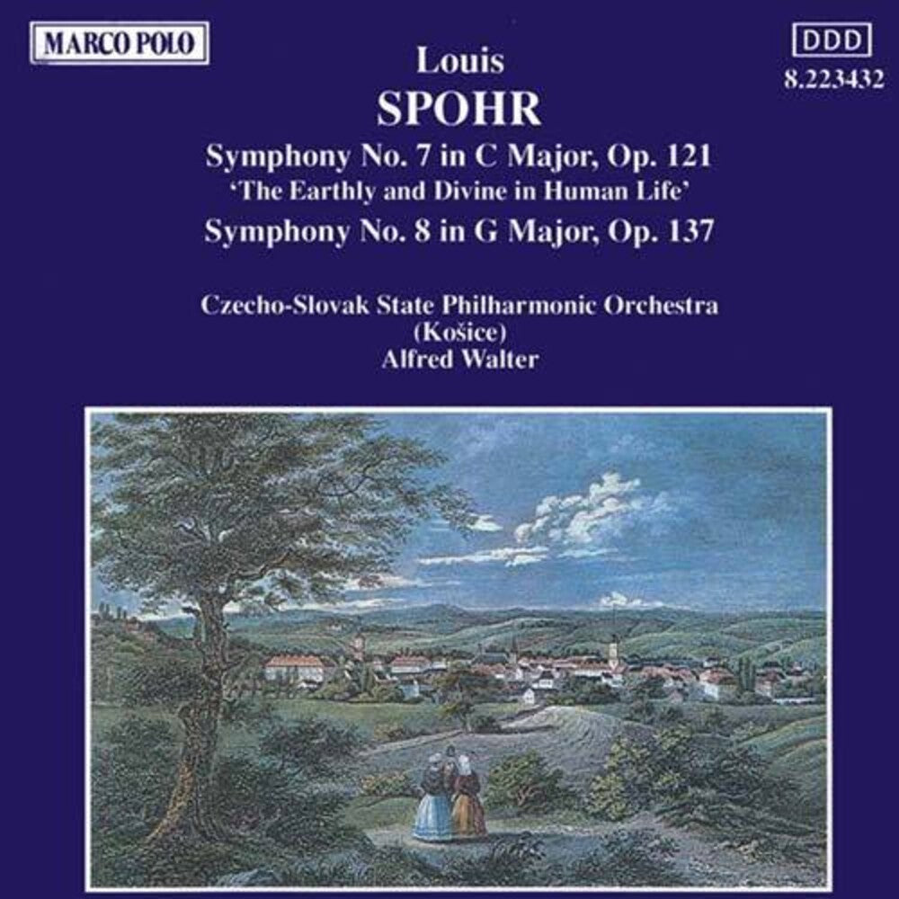 the album cover for Spohr / Walter / Cssr State Philharmonic - Symphonies 7 & 8