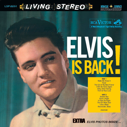 Presley,elvis - Elvis Is Back - Vinyl Record