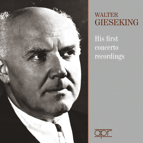 the album cover for J Bach S / Gieseking - His First Concerto Recordings