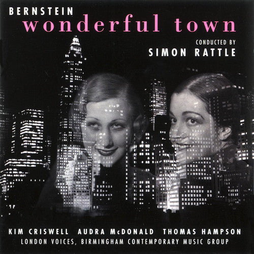 the album cover for Simon Rattle - Bernstein: Wonderful Town