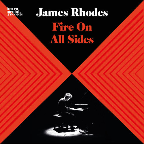the album cover for James Rhodes - Fire on All Sides
