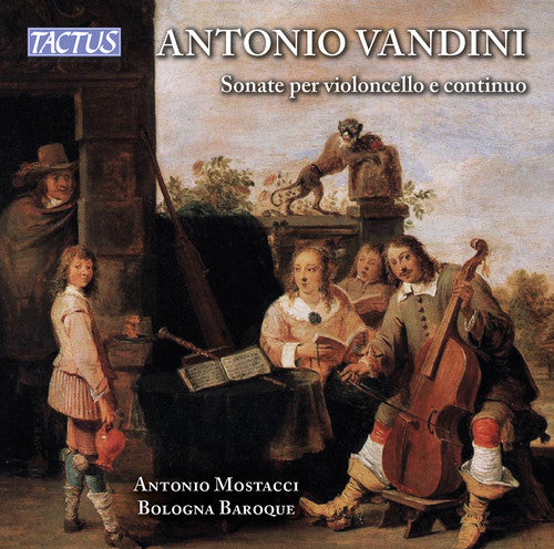 the album cover for Vandini / Bologna Baroque Ensemble / Mostacci - Cello Sonata 1-6