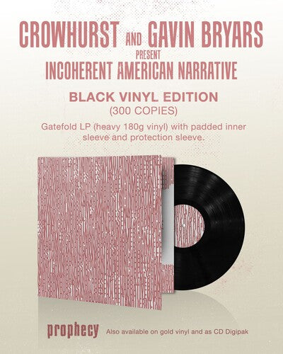 Crowhurst - Crowhurst and Gavin Bryars present Incoherent American Narrative Vinyl Record