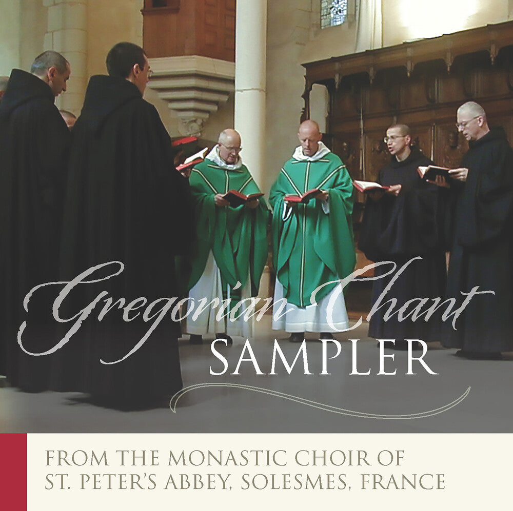 the album cover for Monastic Choir Solesmes - Gregorian Sampler