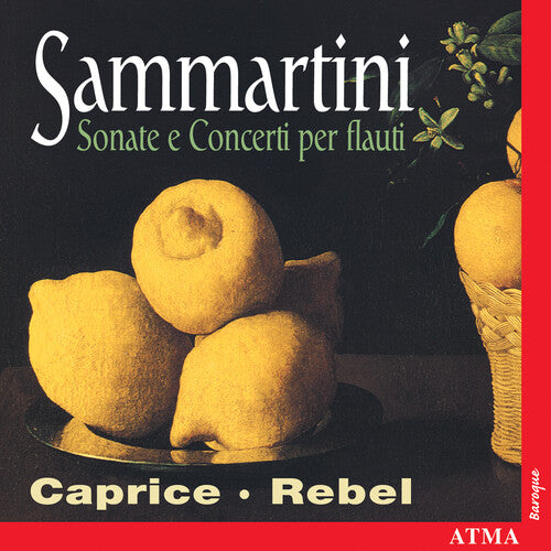 Sammartini / Rebel / Ensemble Caprice - Flute Sonatas & Concerti - Music CD