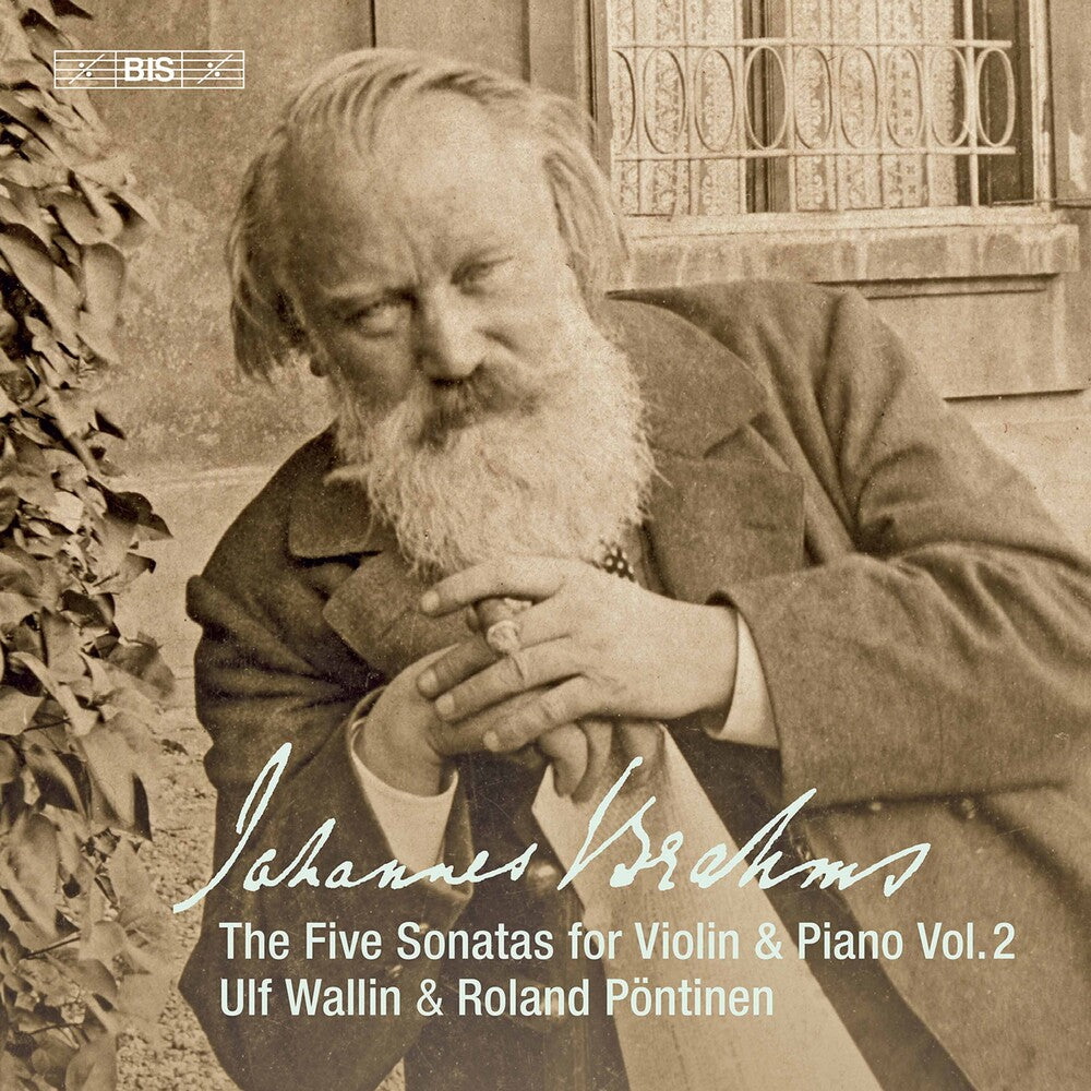 the album cover for Brahms / Wallin / Pontinen - 5 Sonatas for Violin 2