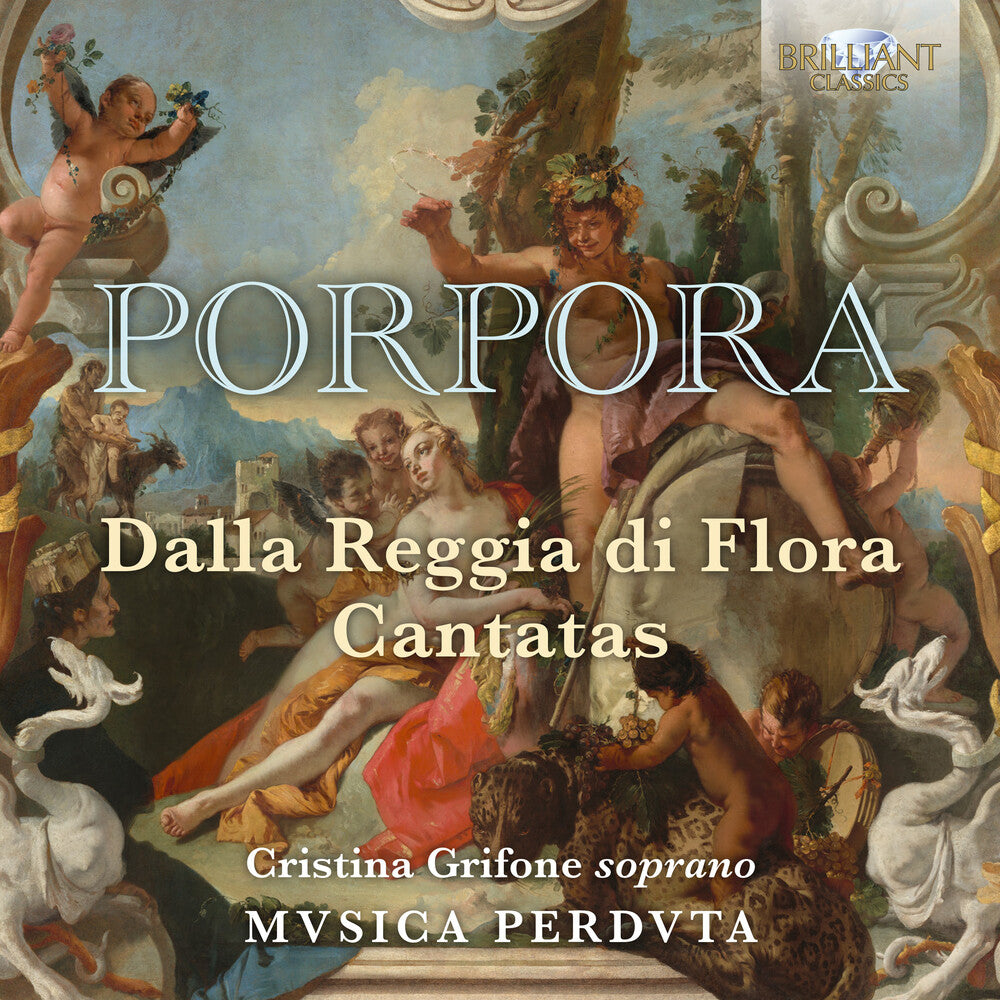the album cover for Porpora / Musica Perduta / Grifone - Dalla Reggia Di Flora
