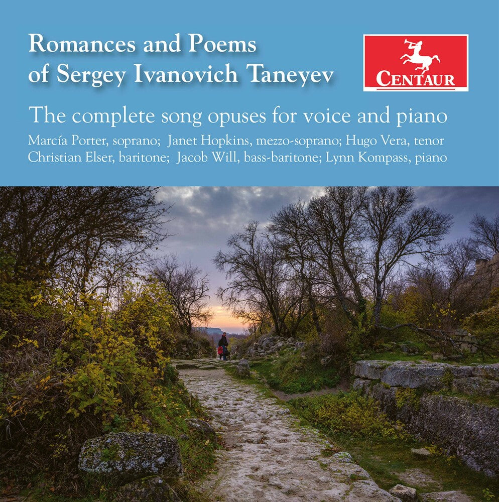 the album cover for Taneyev / Porter / Kompass - Romances & Poems
