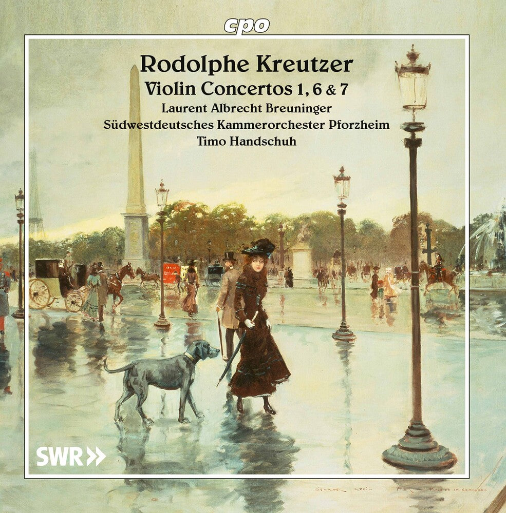 the album cover for Kreutzer / Breuninger / Handschuh - Violin Concertos 1 / 6 & 7