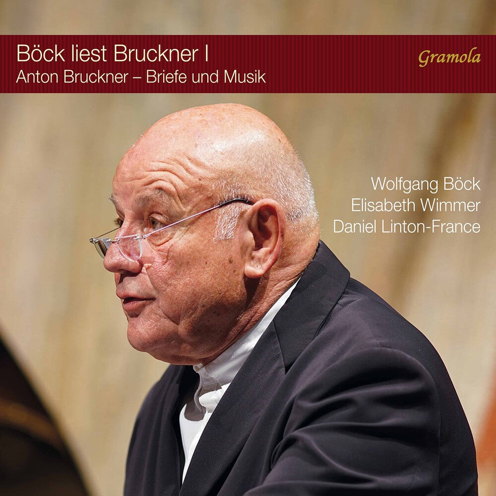 the album cover for Bruckner / Bock / Linton-France - Bock Liest Bruckner 1