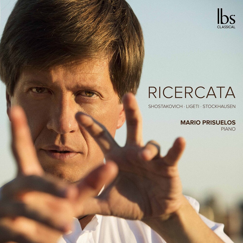 the album cover for Ligeti / Prisuelos - Ricercata