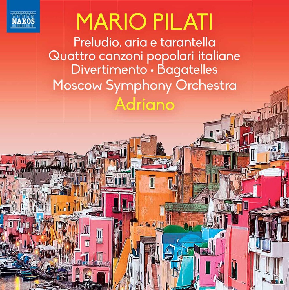 the album cover for Pilati / Moscow Symphony Orchestra / Adriano - Preludio Aria E Tarantella