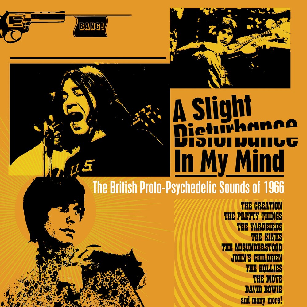 the album cover for Slight Disturbance In My Mind / Various - Slight Disturbance In My Mind: British Proto-Psychedelic Sounds Of 1966 / Various