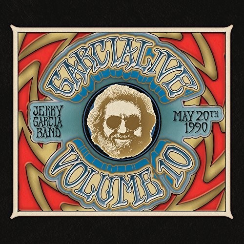the album cover for Jerry Garcia - GarciaLive Volume Ten: May 20th, 1990 Hilo Civic Auditorium [2CD]