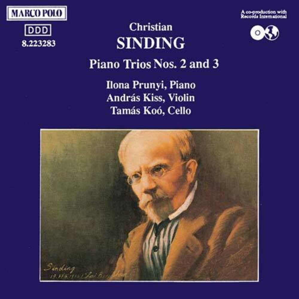 the album cover for C. Sinding - Piano Trios 2/3