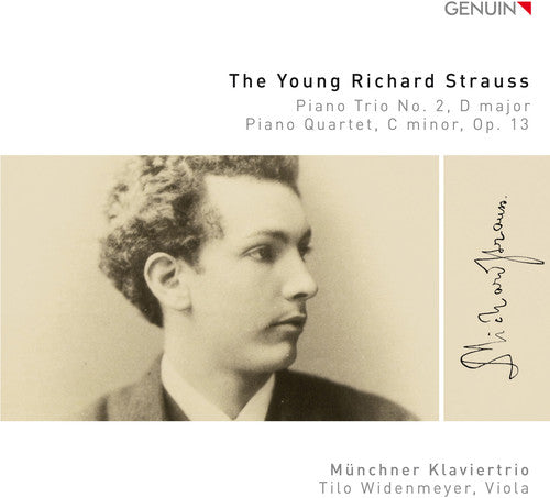 the album cover for Strauss / Klaviertrio / Widenmeyer - Young Richard Strauss