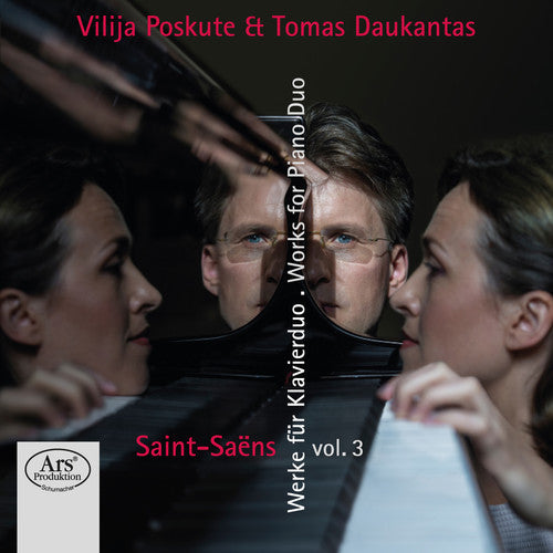 the album cover for Tomas Daukantas - Works for Piano Duo 3