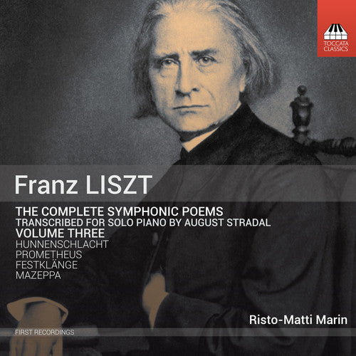 the album cover for Risto-Matti Marin - Complete Symphonic Poems Transcribed Solo Piano