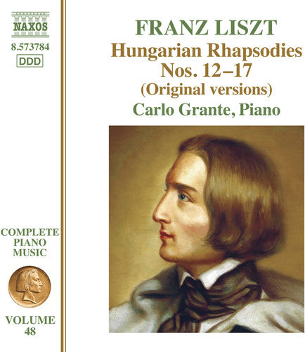 the album cover for Carlo Grante - Hungarian Rhapsodies