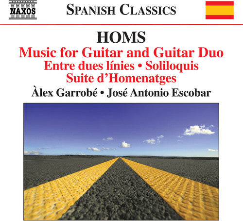 the album cover for Homs / Garrobe / Escobar - Complete Music for Guitar & Guitar Duo