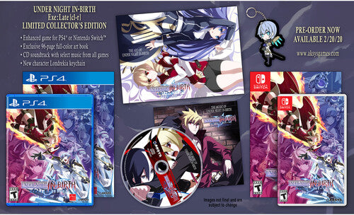 Ps4 Under Night In-birth Exe:late[cl-r] Coll Ed - Ps4 Under Night In-birth Exe:late[cl-r] Coll Ed - Video Game
