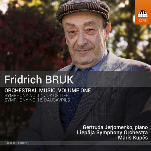 the album cover for Bruk - Orchestral Music 1