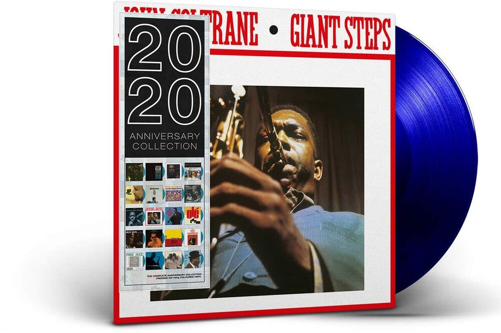 the album cover for John Coltrane - Giant Steps [Limited Blue Colored Vinyl]