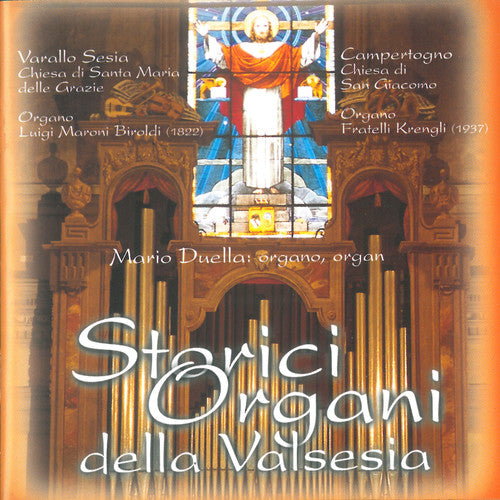 the album cover for Mario Duella - Storici Organi Della Valsesia