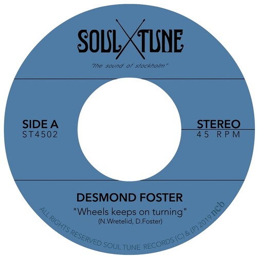 Desmond Foster - Wheels Keeps on Turning / Attitude Vinyl Record