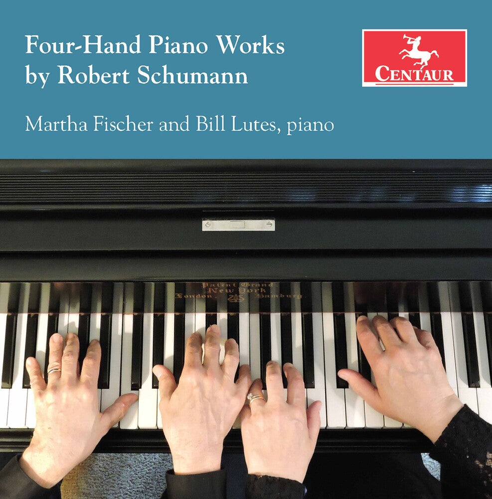 the album cover for Schumann / Fischer / Lutes - Four-Hand Piano Works