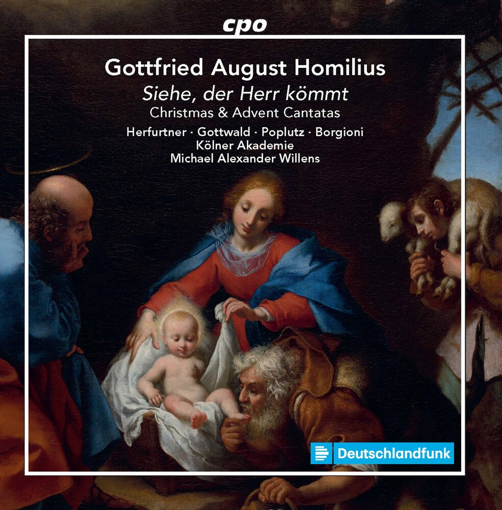 the album cover for Homilius / Herfurtne Gottwald / Willens - Christmas & Advent Cantatas
