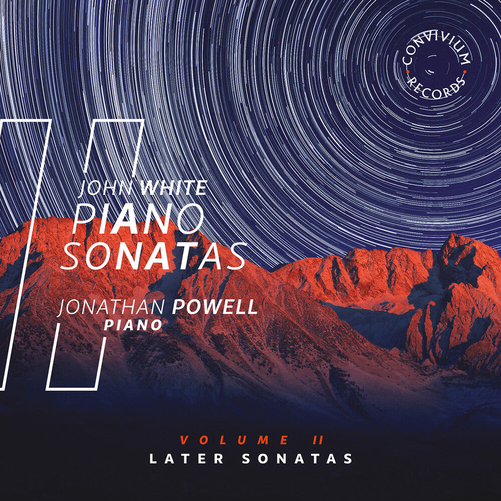 the album cover for White / Powell - Piano Sonatas 2
