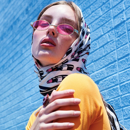 Retro 1990's Small Color Tone Oval Metal Sunglasses C709