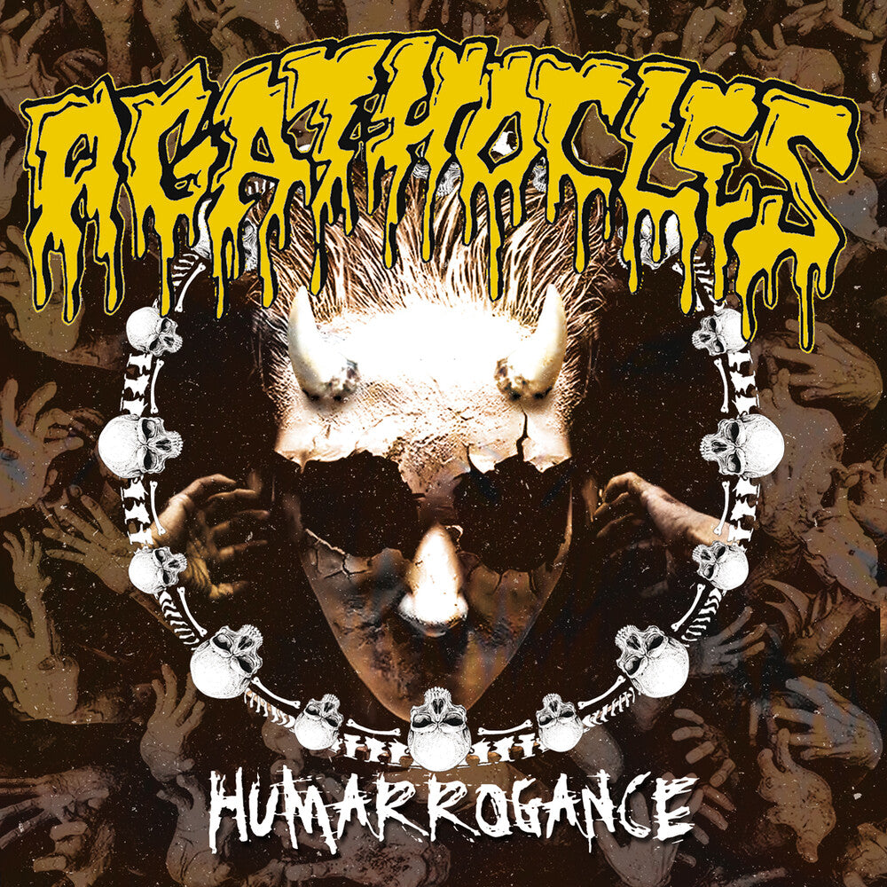 the album cover for Agathocles - Humarrogance