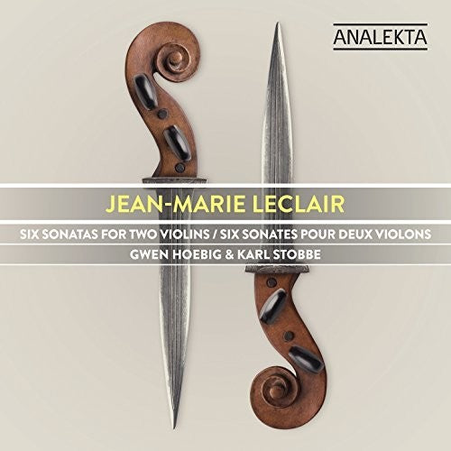 the album cover for Gwen Hoebig - Six Sonatas for Two Violins