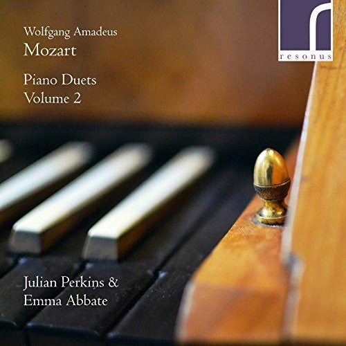 the album cover for Julian Perkins - Piano Duets 2