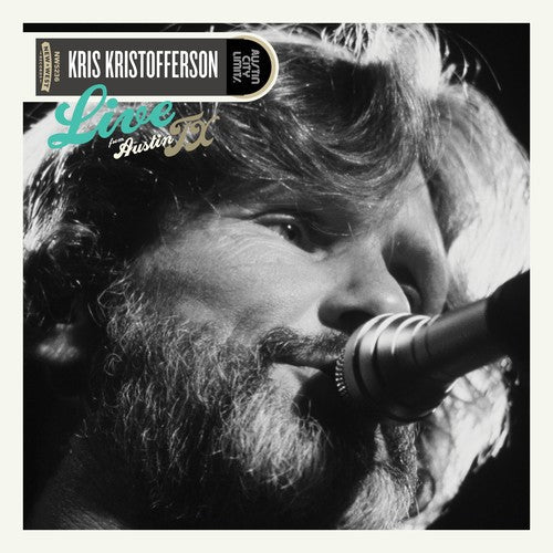 Kris Kristofferson - Live From Austin, Tx Vinyl Record