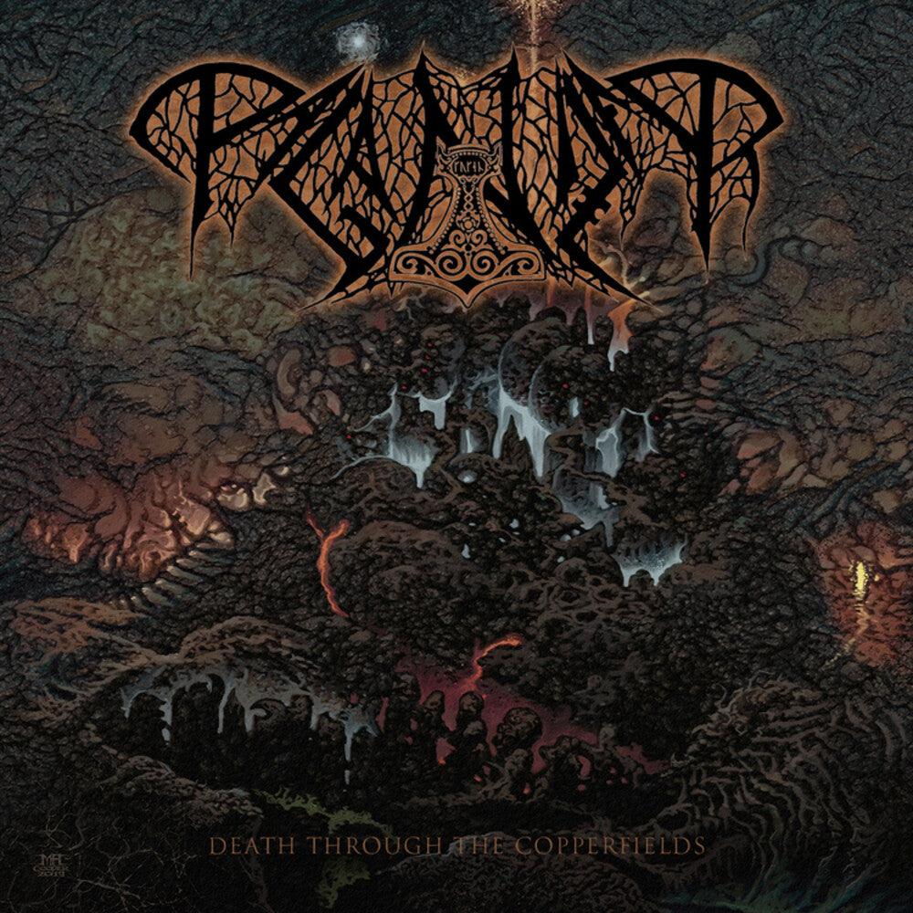 the album cover for Paganizer - Death Through The Copperfields