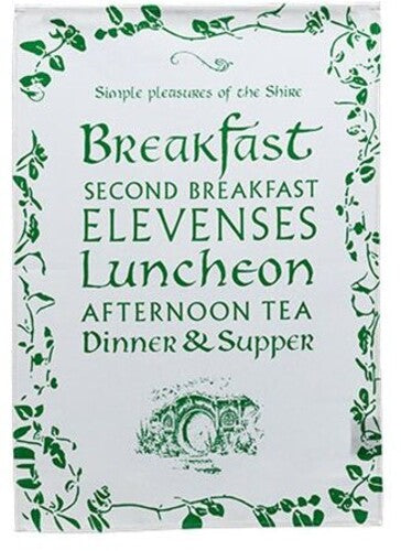 Other - Lotr: Tea Towel - Simple Pleasures Of The Shire - Novelties