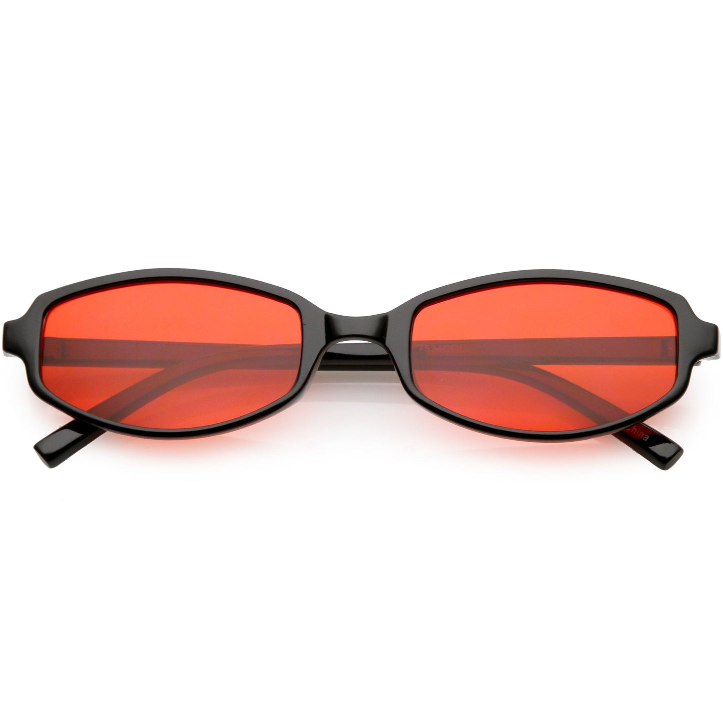 Retro Small Rectangle Color Toned Lens Sunglasses C751