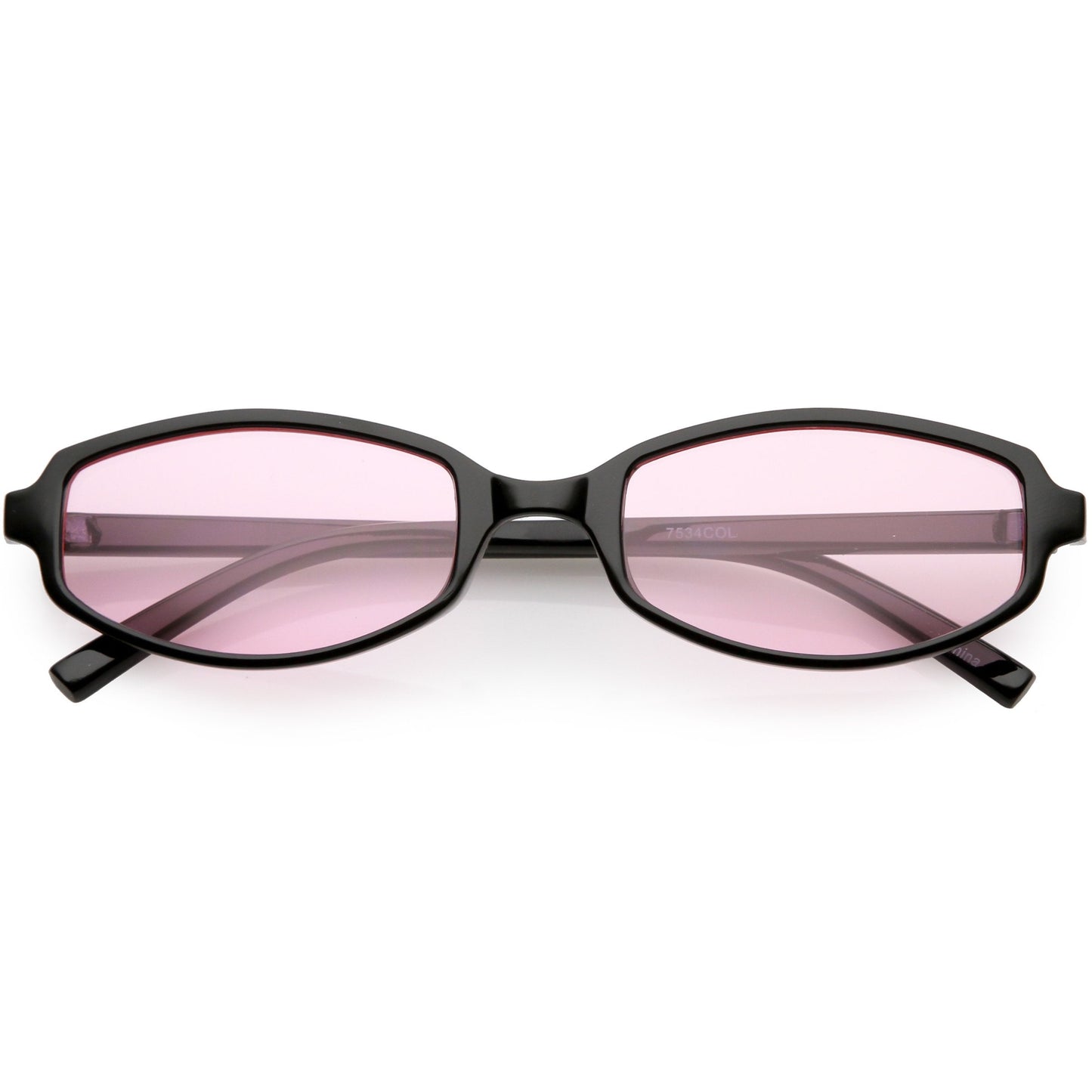 Retro Small Rectangle Color Toned Lens Sunglasses C751