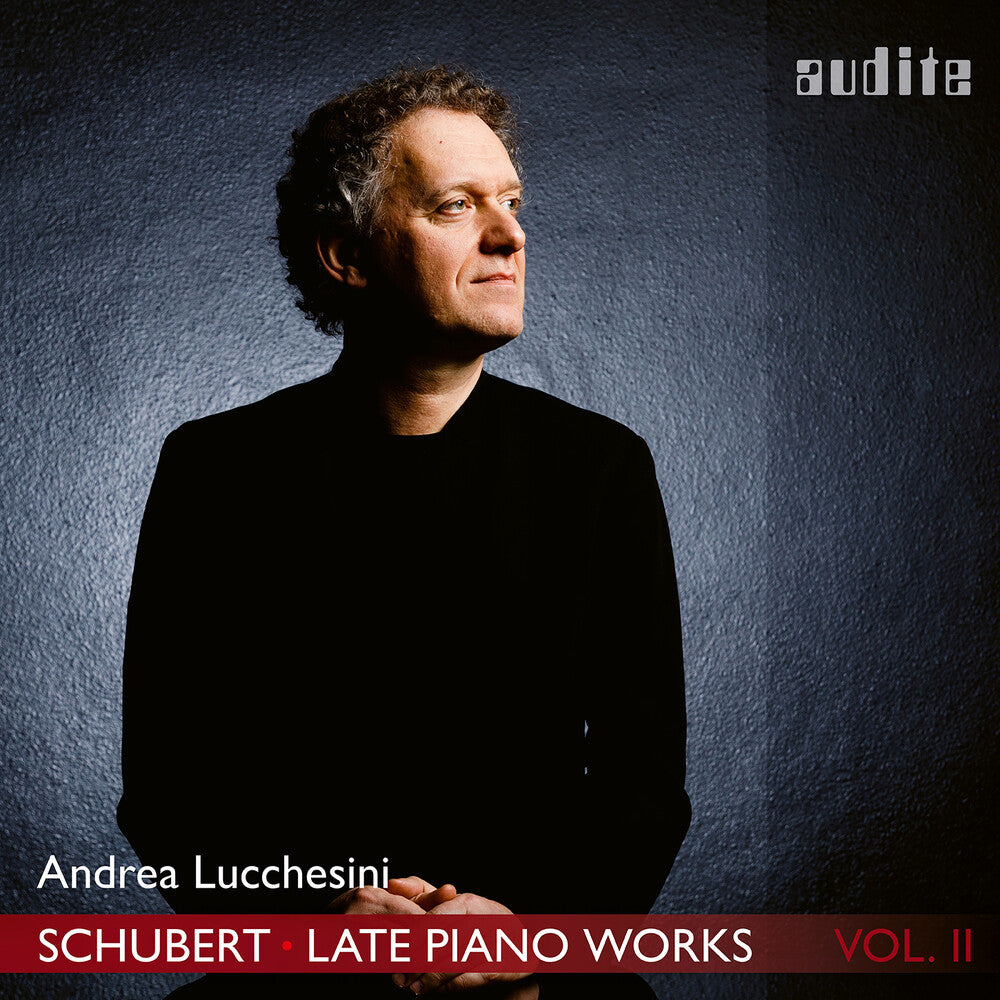 the album cover for Schubert / Lucchesini - Late Piano Works 2
