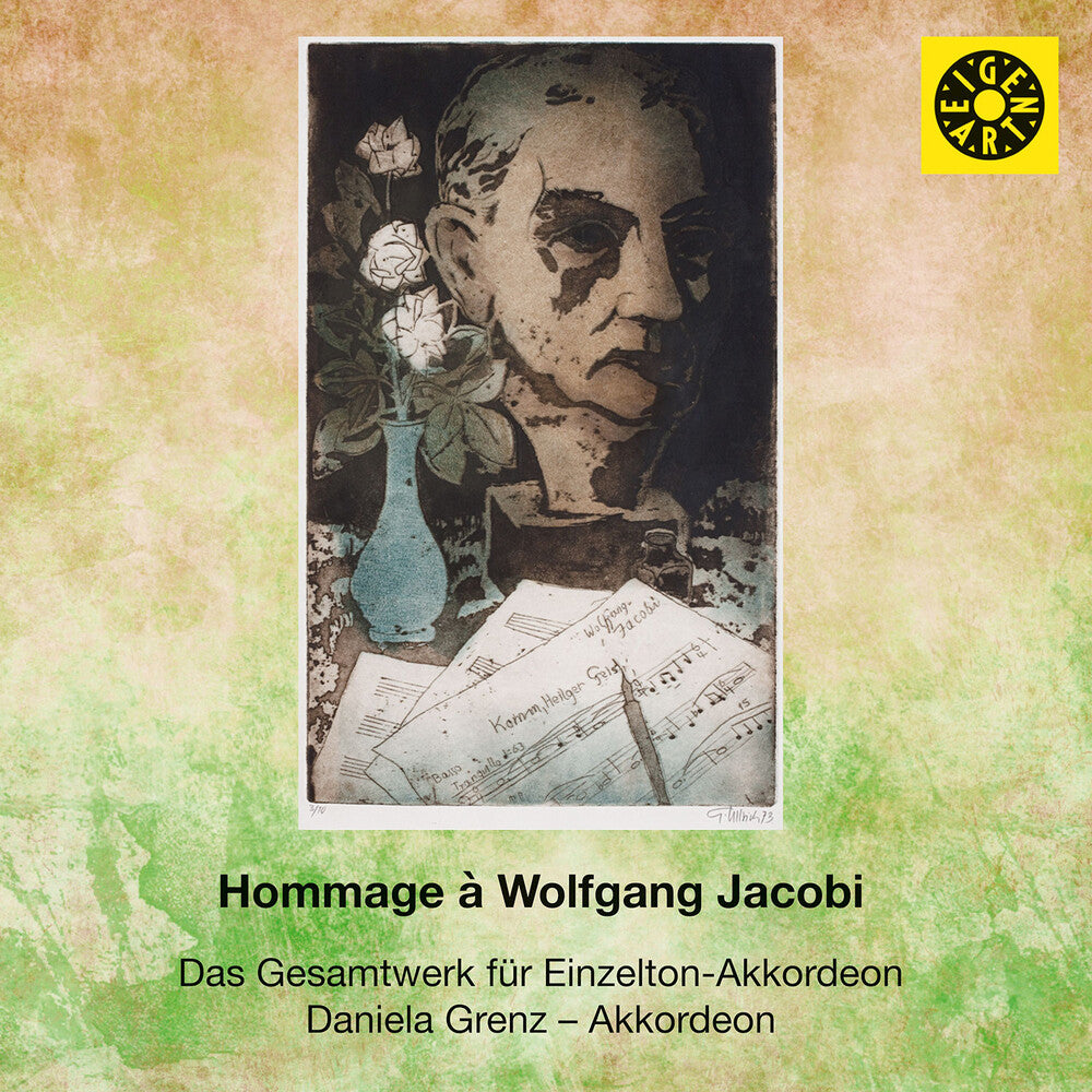 the album cover for Jacobi / Grenz - Hommage a Wolfgang Jacobi