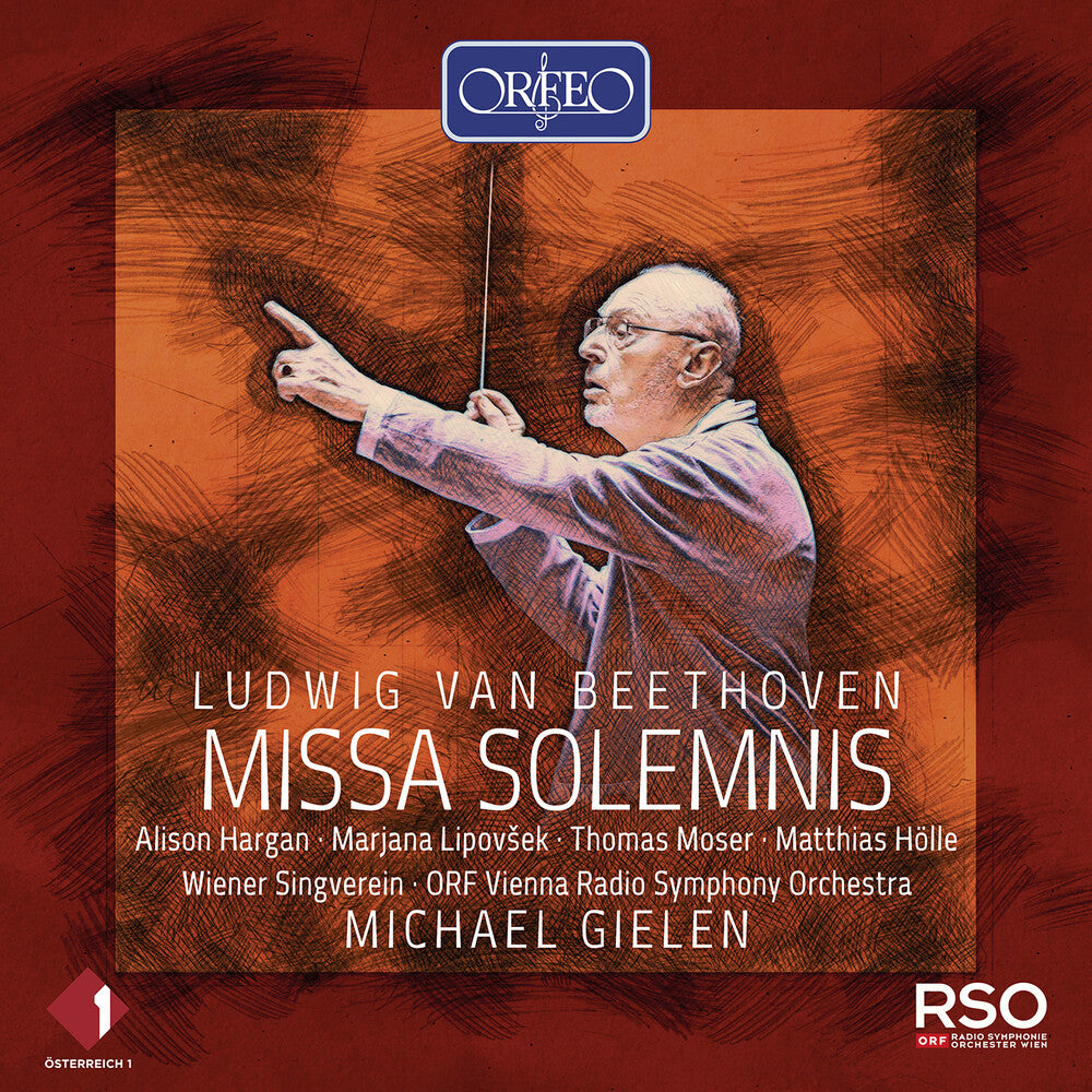 the album cover for Beethoven / Hargan / Gielen - Missa Solemnis