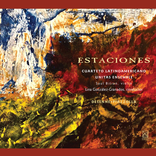 the album cover for Piazzolla / Bitran / Unitas Ensemble - Estaciones