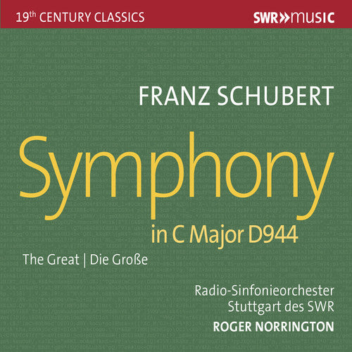 Schubert - Symphony In C Major D944 - Music CD