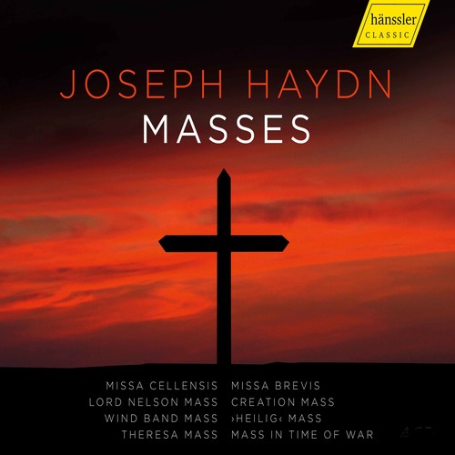 the album cover for Haydn - Masses