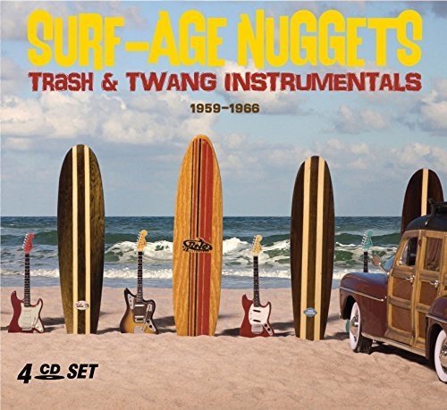 the album cover for Surf-Age Nuggets / Various - Surf-age Nuggets