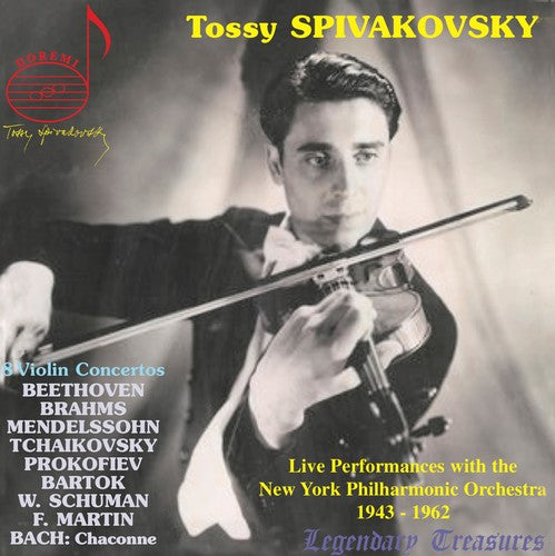 the album cover for J Bach S / Spivakovsky - 8 Violin Concertos