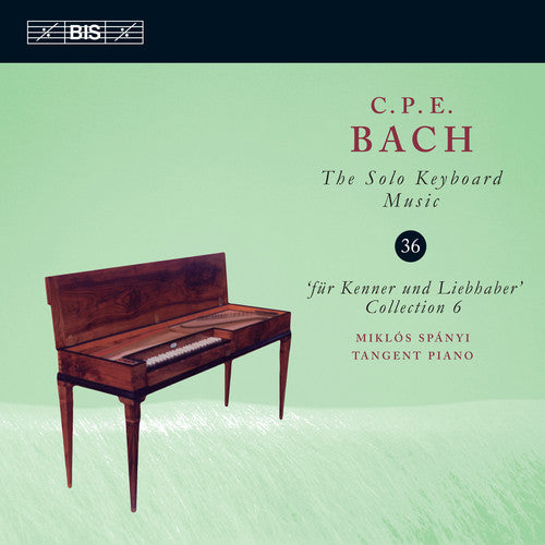 the album cover for C Bach PE / Spanyi - Solo Keyboard Music 36